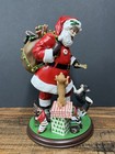 Danbury Mint  santa s Little Chihuahua s  Christmas Figurine 9 5  Tall