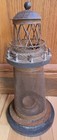 Rusticnautical Lighthouse Tea Light Candle Holder Wire Metal Wood Beach Lake See