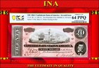 1864 Confederate  20 T-67 Pf-11 Cr-511 Us Obsolete Civil War Pcgs 64 Ppq Finest