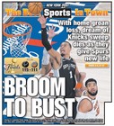 Spurs Trump Knicks New York Post Newspaper June 9 2026 Knicks Nba Finals Game 3