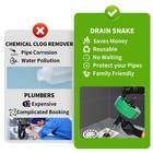 Ackweng Drain Snake 50 Ft Plumbing Snake For Sink And Drain Unblocking Drain