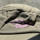 Vintage 80s 90s Vans Women   s Hat Size M l Made In Usa Brown