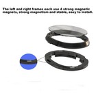 For Meta Quest 3 Prescription Lenses Myopia Lens Quick Disassemble Frame Glass