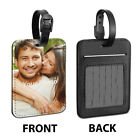 Set 2 Customize Photo Luggage Tags Labels Name Address For Suitcase Travel Bag
