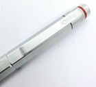 Not Used Rotring Newton Silver Colour Fountain Pen Metal M Nib Germany