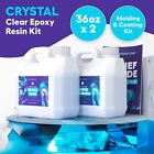 Crystal Clear Epoxy Resin Kit - Table Top Epoxy Resin Set 72 Oz
