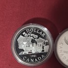 Canada  1 Dollar Silver Coin Collection lot 14  Variety Of Years 80  Silver