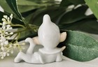 Vintage Cute Porcelain Pixie Elf Christmas      Figurine Polka Dots   Japan