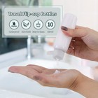 10 Pcs 2oz Empty Plastic Travel Squeeze Cosmetic Bottles With Flip Cap