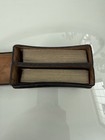 Vintage Green Italian Leather Playing Card Case By Leather School  Made In Italy