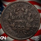 1804 Draped Bust Half Cent A2232