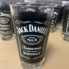 Jack Daniels Old No 7 Tennessee Whiskey Black Mixing Glasses Tumbler Bar