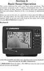 Lowrance Lcx-17m Fish Finder Sonar Gps Owner s Operation Manual 