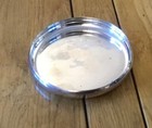 Vintage Cartier Sterling Silver Champagne Bottle Coaster Or Dish 12cm Diameter