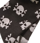 Funky Retro Skeleton Skull Crossbones Crew Socks Novelty Day Of Dead Goth Pirate
