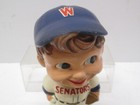Vintage 1960 s Washington Senators Bobblehead Nodder White Square Base - Nice  