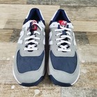 New Balance 574 Mens Golf Shoes Sz 9 Athletic Gray White Navy Leather Sneakers