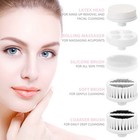 Waterproof Facial Cleansing Spin Brush Set With 5 Exfoliating Brush Heads - E   