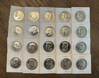 1970 Kennedy Half Dollar Proof Roll 40  Silver - 20 Coins