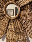Mario Lopez Torres  flower Petals  Sculptural Wicker Mirror