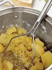 1pc Stainless Steel Potato Masher     Heavy-duty Presser For Kitchen Cooking-new