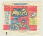 Batman 1966 Topps Vintage 5 Cent Bubble Gum Card Wrapper Umpire Indicator Ad