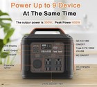 Sbaoh Portable Power Station P302 296wh Lithium Battery With 300w Ac Outlets 