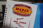Scarce 1960s Mopar Dodge Plymouth Parts Dealer Painted Metal Thermometer Sign