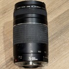 Canon Zoom Lens Ef 75-300mm 1 4-5 6 Iii 58mm Excellent With Rear Caps