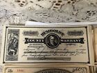 Antique vintage Checks 1876-1922 Lot Of 5