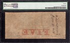 1857  5 Bank Of Tekama Obsolete Nebraska Note Currency Pmg Fine F 12
