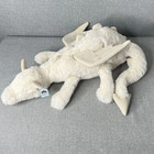 Jellycat Snow Dragon Plush Stuffed Animal Soft Toy New With Tags Dust Bag