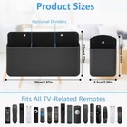 3 Pack Remote Control Holder Wall Mount  2pcs Small Remote Holder And 3 Slot    