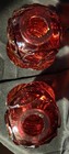 Vintage Red amberina Fairy Lamps  