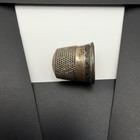 Vtg Stern Bros Sbc Sterling Silver Sz 12 Sewing Thimble Scrolls 18 7x19 2mm 2 6g