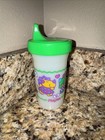 Vintage 1999 Playtex Plastic Sippy Cup With Valve Dinosaurs Euc 