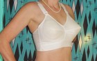 Vintage White Exquisite Form Bullet Bra 36 D Circle Stitch Sweater Girl
