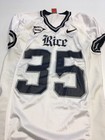 Game Worn Used Nike Rice Owls Football Jersey Size M  35
