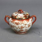 Antique 16 Pieces Of Japanese Kutani Porcelain With Figures C1890