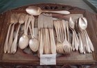 259 Pieces 26 Lbs 40 Serving Pcs Silverplate Flatware Mixed Lot Weddings Church