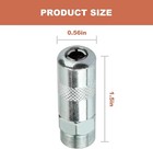 2pcs Grease Gun Coupler Tips 1 8in Npt Replacement For M18 M12 Grease Guns