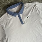 Nike Dri-fit Tour Contrast Golf Polo Men   s 2xl Platinum Violet Fz7501-019 New