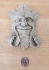 Vintage George Carruth Cement Garden Winking Smile Face Plaque  1989