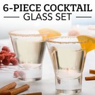 Bormioli Rocco Ypsilon Pre Dinner Glasses - Set Of 6  8 5 Oz -dishwasher Safe