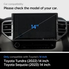 Toyota Tundra2022 sequoia2023   Spigen  glastr Slim 14  Agr 1p  Screen Protector