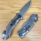 9 25  Wood Tactical Spring Assisted Open Blade Folding Hunting Pocket Edc Knife