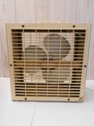 Vtg Lakewood 2 Speed Portable Box Fan S-122x Beige - 70 s 80 s Era - Works Great