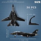 1 72 Scale F-14 Tomcat Fighter Jet Quick Build Model Kit Black Edition     36-piec