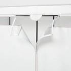 Brightroom Modern Minimalist Laundry Storage Closet Organizer 60  Wide White