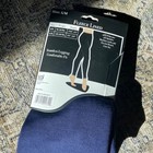 Fleece Lined Fashion Leggings - Navy Blue